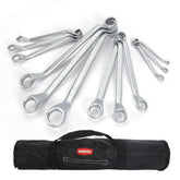 WORKPRO WP202510 6 - 32mm 12 Parça CR - V Profesyonel İki Ağızlı Yıldız Anahtar Takımı + Bez Taşıma Kılıfı - Onivias